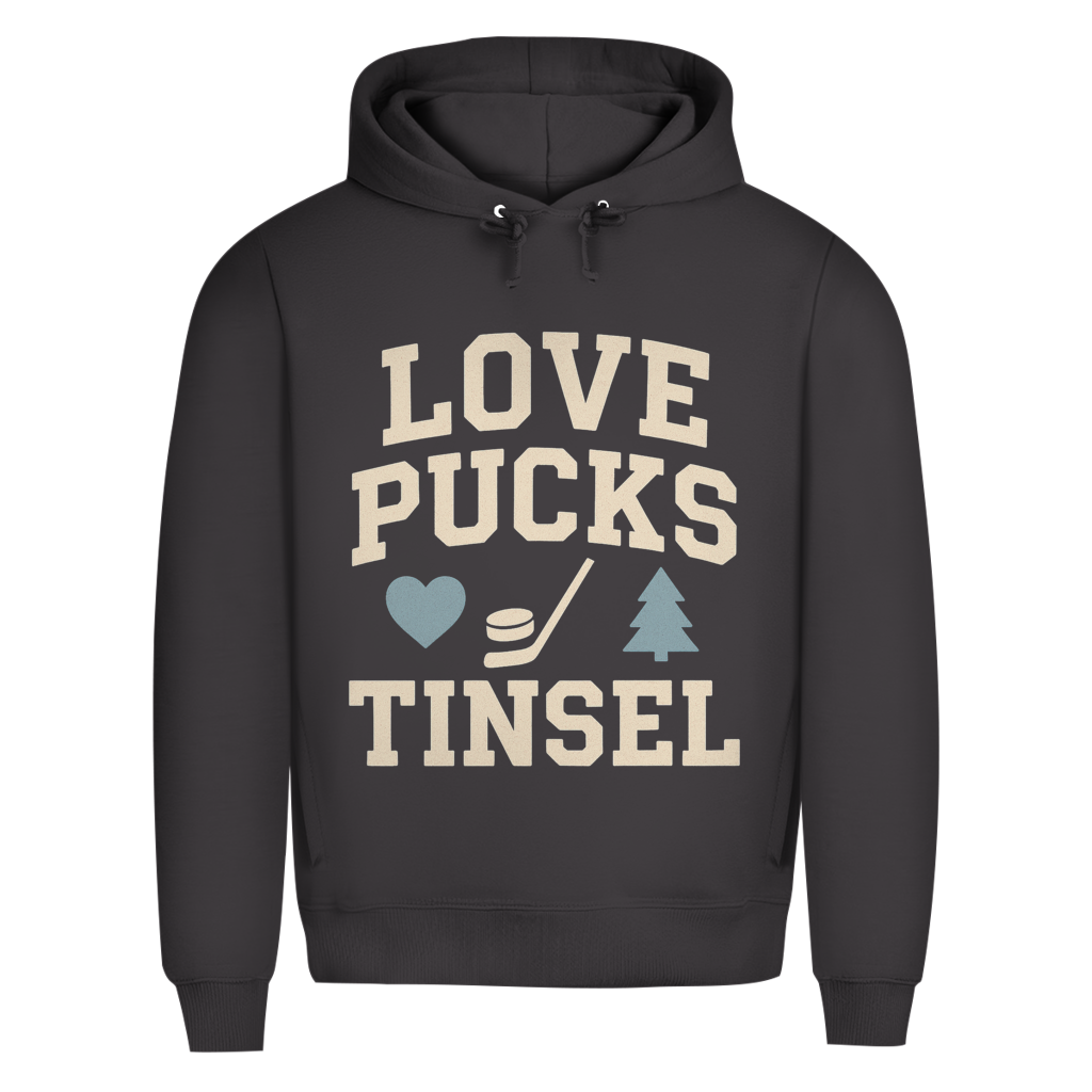 Premium Hoodie LOVE, PUCKS & TINSEL