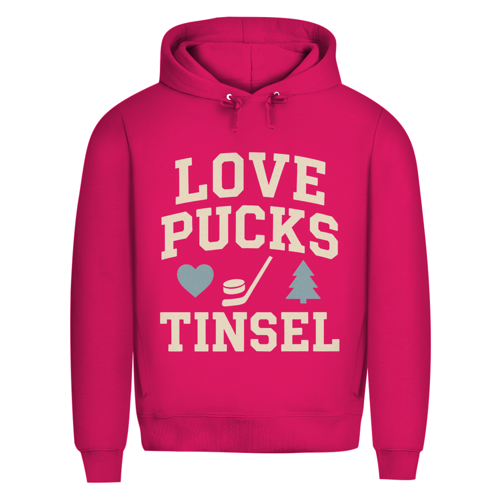 Premium Hoodie LOVE, PUCKS & TINSEL