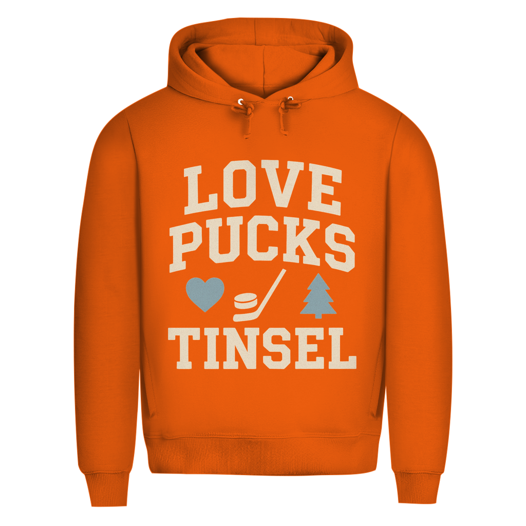 Premium Hoodie LOVE, PUCKS & TINSEL