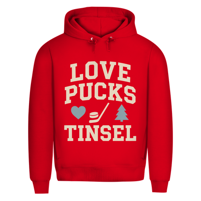 Premium Hoodie LOVE, PUCKS & TINSEL