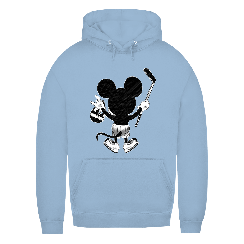 Ladies Hoodie HOCKEYMOUSE PINK