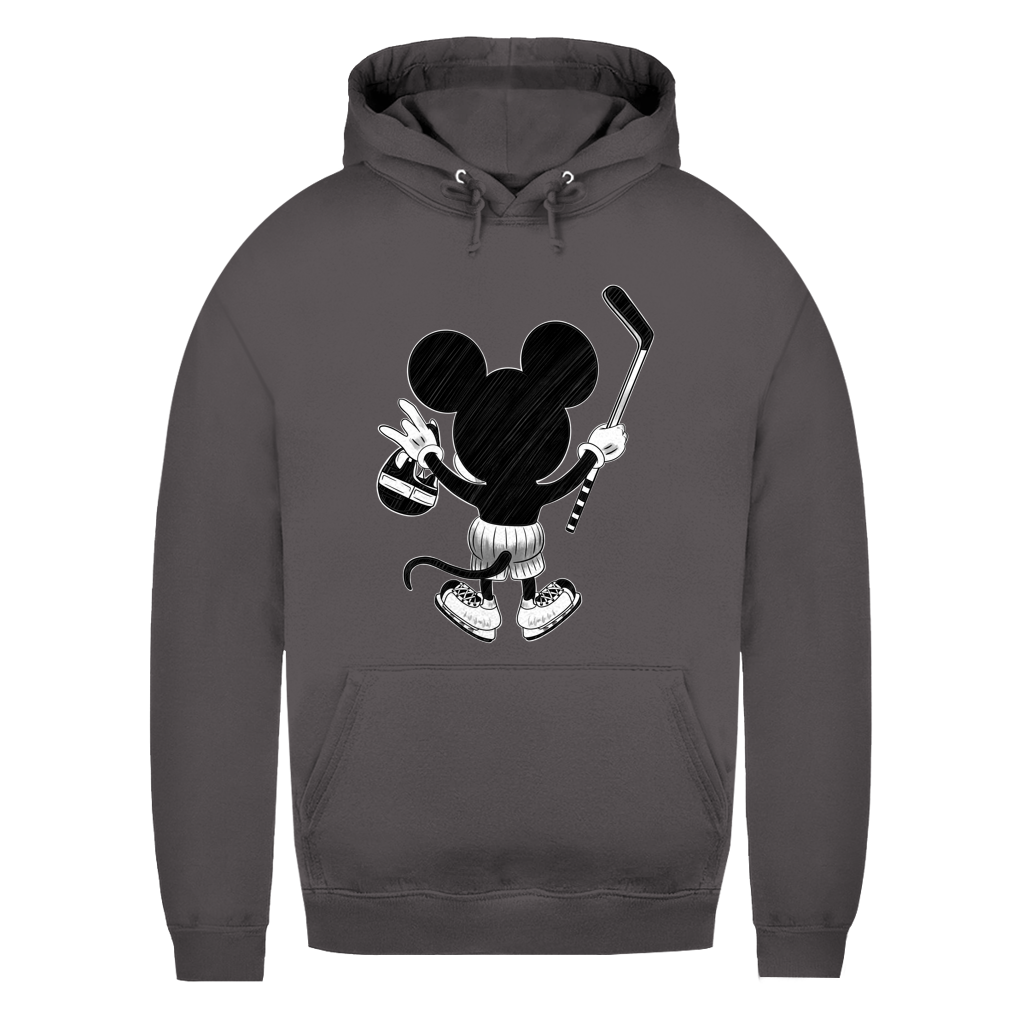 Ladies Hoodie HOCKEYMOUSE PINK