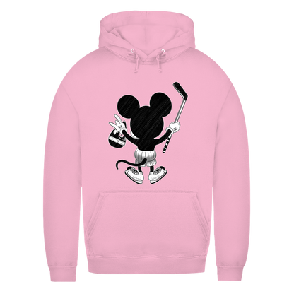Ladies Hoodie HOCKEYMOUSE PINK