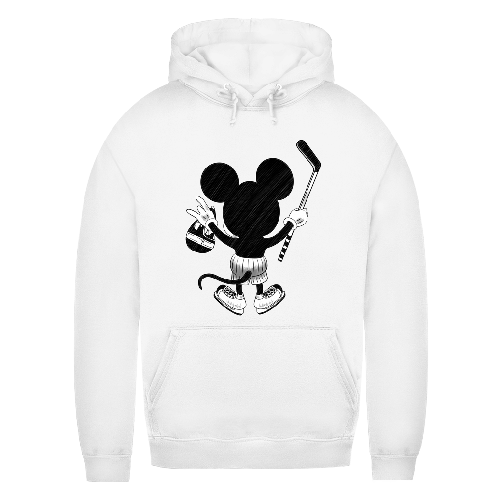 Ladies Hoodie HOCKEYMOUSE PINK