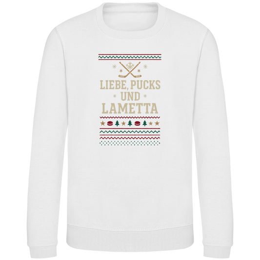 Kids Sweatshirt UGLY CHRISTMAS LIEBE, PUCKS UND LAMETTA