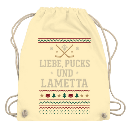 Turnbeutel UGLY CHRISTMAS LIEBE, PUCKS UND LAMETTA