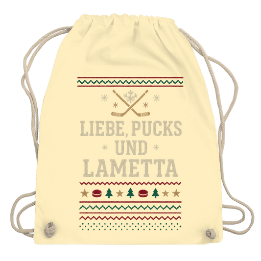 Turnbeutel UGLY CHRISTMAS LIEBE, PUCKS UND LAMETTA