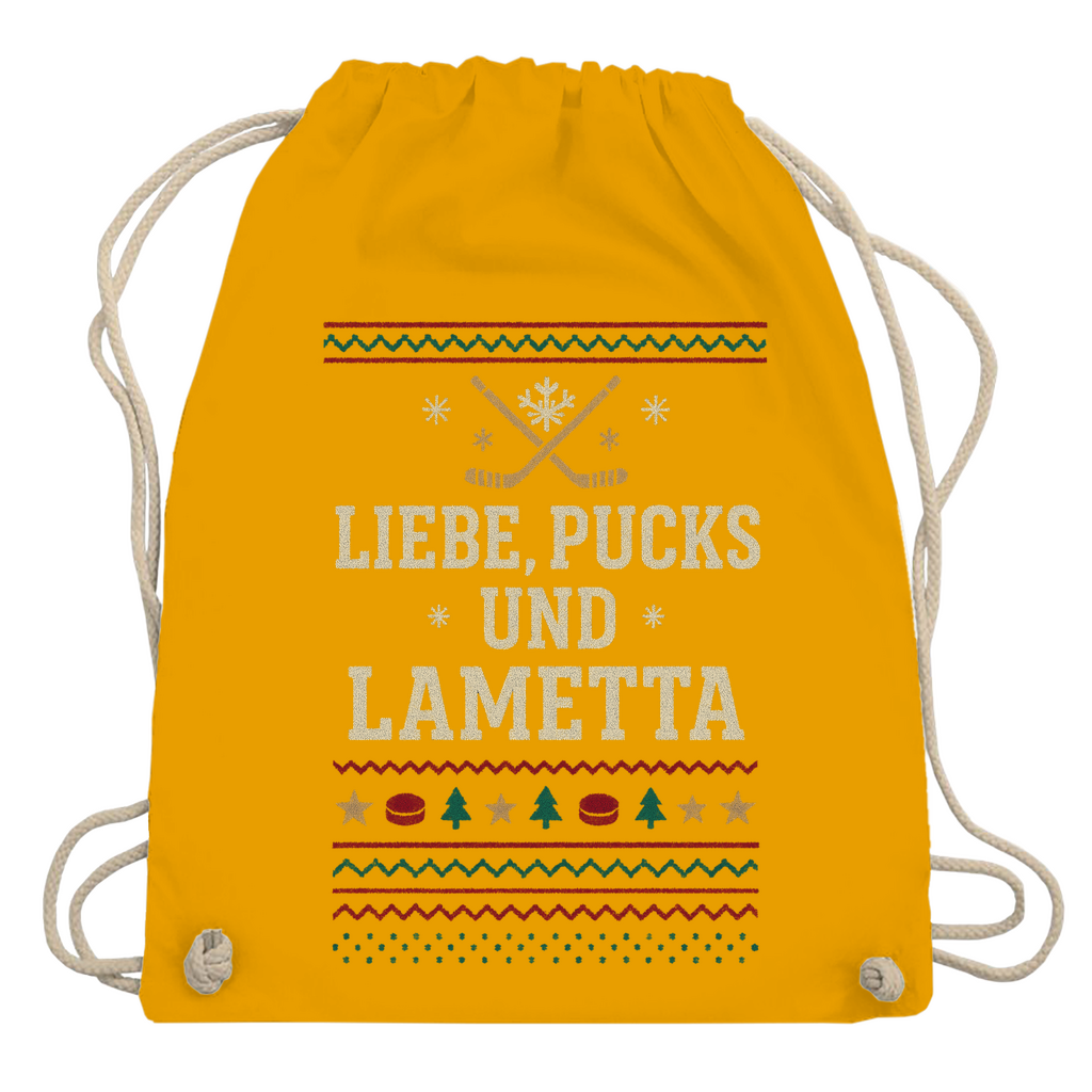 Turnbeutel UGLY CHRISTMAS LIEBE, PUCKS UND LAMETTA