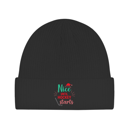 Beanie NICE UNTIL HOCKEY STARTS