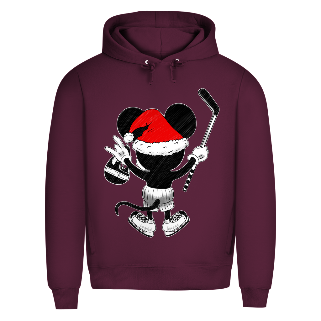 Premium Hoodie HOCKEY-SANTA-MOUSE