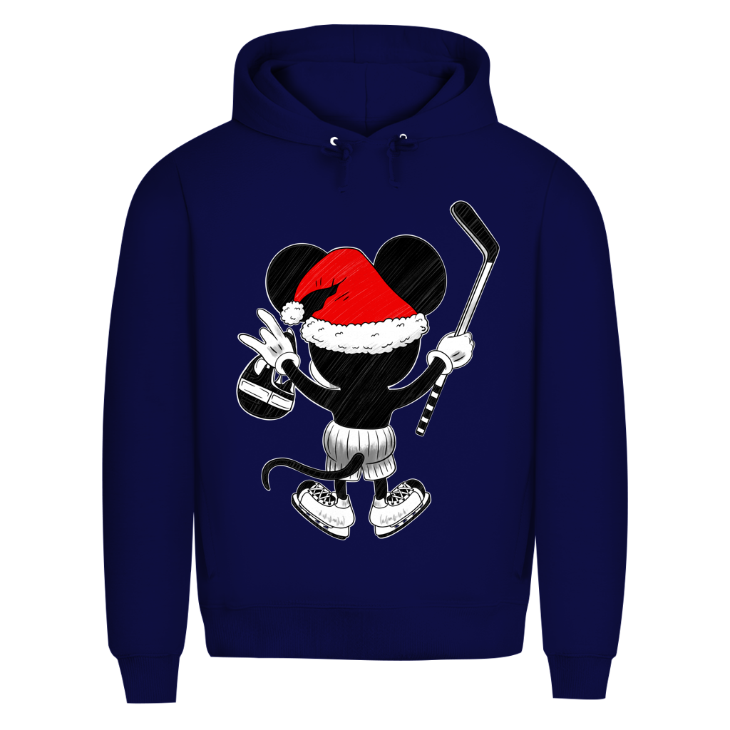Premium Hoodie HOCKEY-SANTA-MOUSE