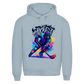 Premium Hoodie COLORFUL HOCKEYPLAYER