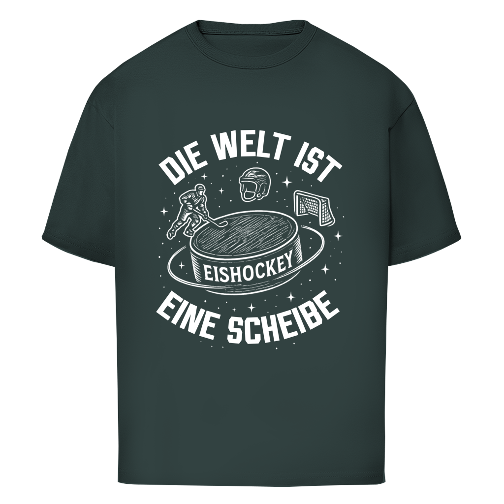 Oversize T-Shirt DIE WELT IST EINE SCHEIBE