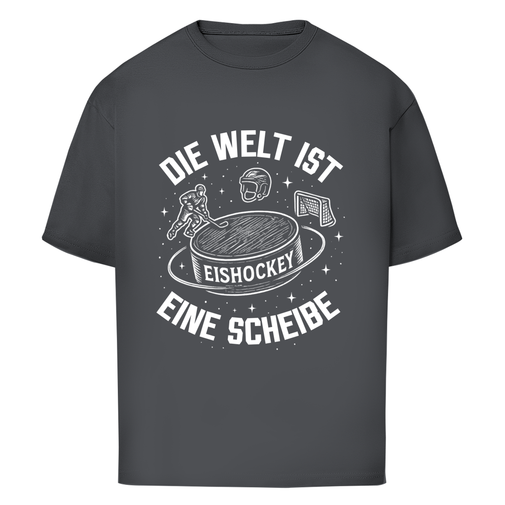 Oversize T-Shirt DIE WELT IST EINE SCHEIBE