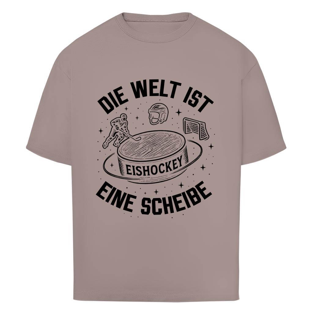 Oversize T-Shirt DIE WELT IST EINE SCHEIBE