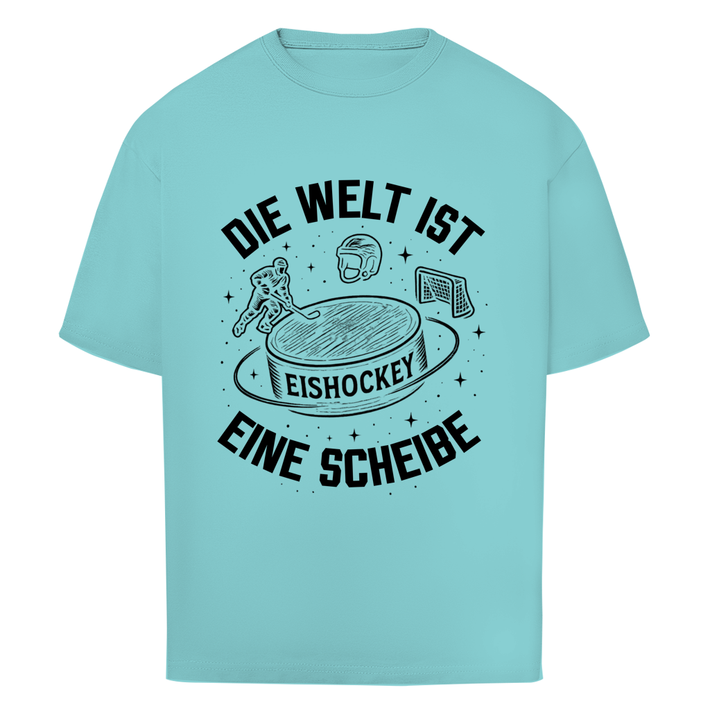 Oversize T-Shirt DIE WELT IST EINE SCHEIBE