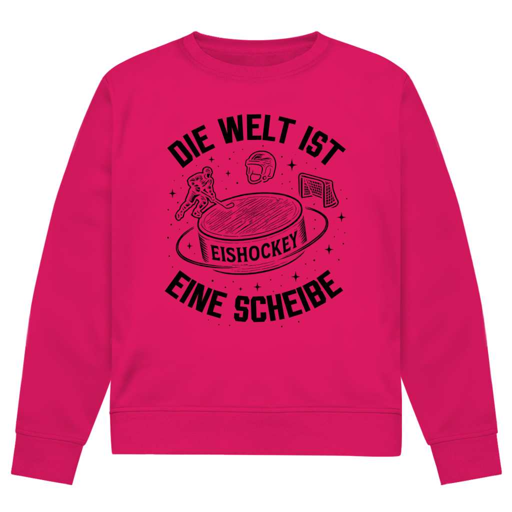 Unisex Sweatshirt DIE WELT IST EINE SCHEIBE