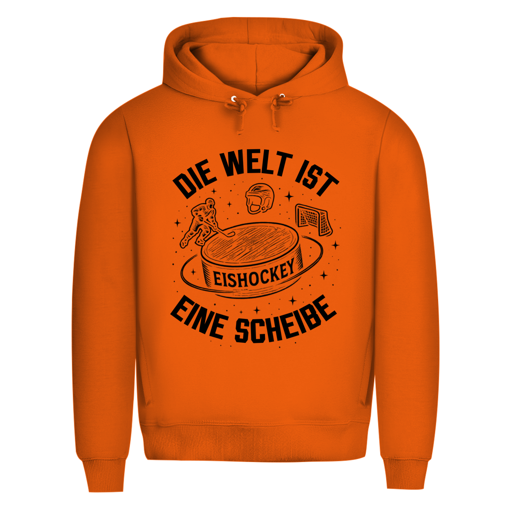 Premium Hoodie DIE WELT IST EINE SCHEIBE