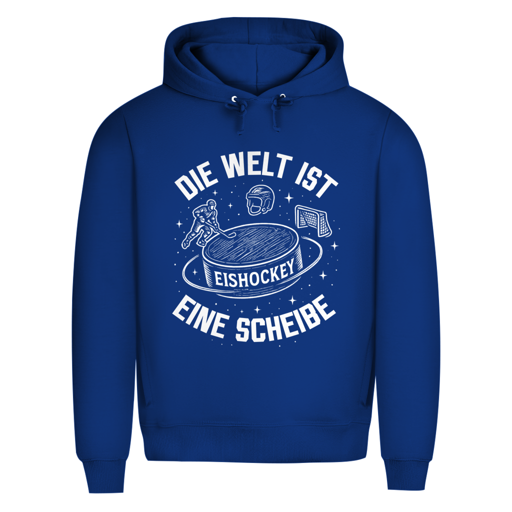 Premium Hoodie DIE WELT IST EINE SCHEIBE