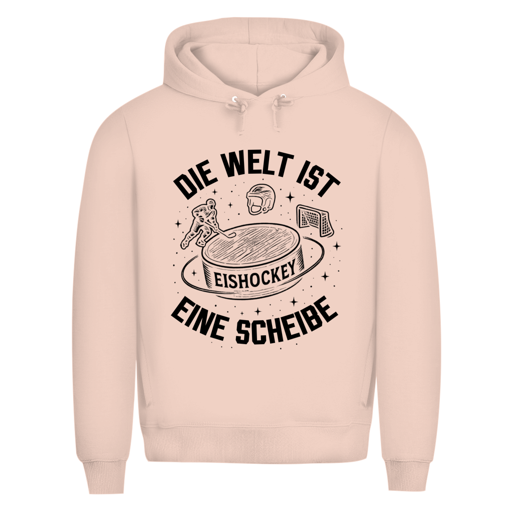 Premium Hoodie DIE WELT IST EINE SCHEIBE