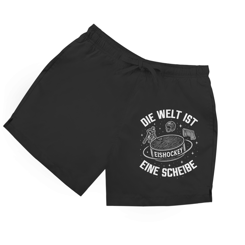 Badehose DIE WELT IST EINE SCHEIBE