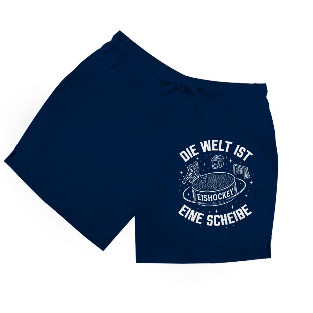Badehose DIE WELT IST EINE SCHEIBE