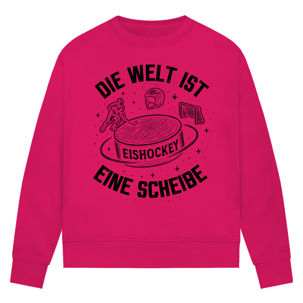 Ladies Sweatshirt DIE WELT IST EINE SCHEIBE