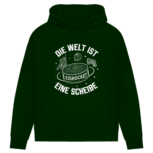 Damen Premium Hoodie DIE WELT IST EINE SCHEIBE