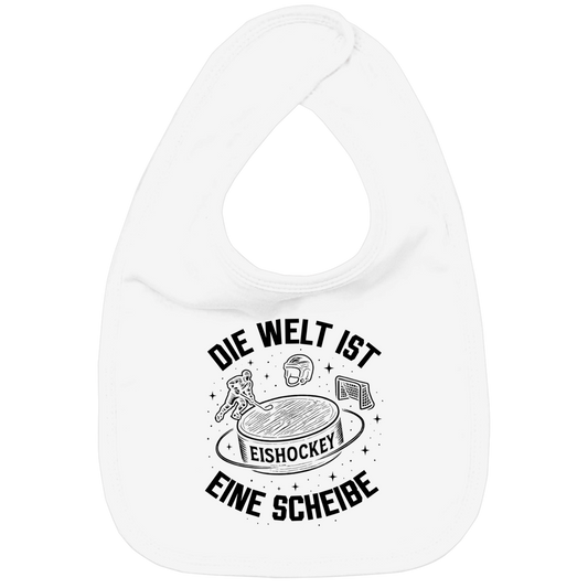 Kinder Bio Lätzchen DIE WELT IST EINE SCHEIBE