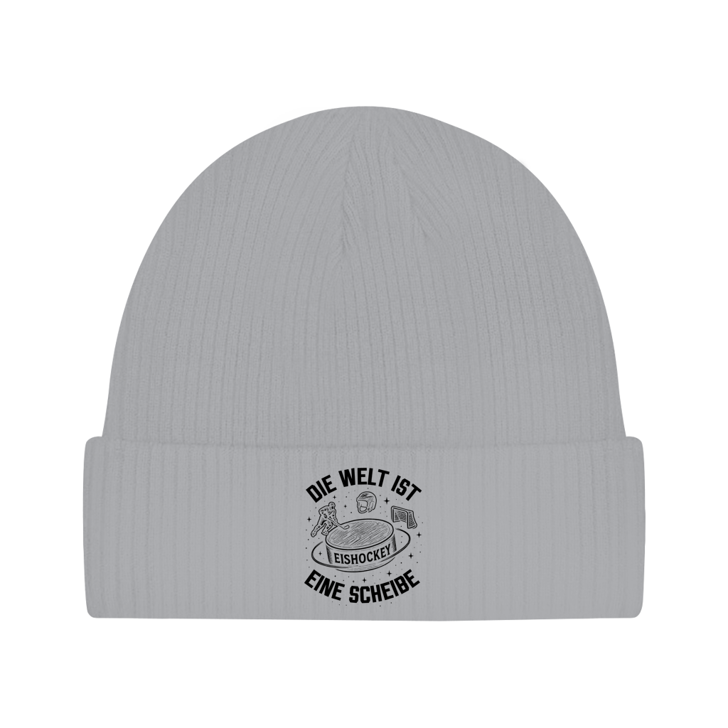 Beanie DIE WELT IST EINE SCHEIBE