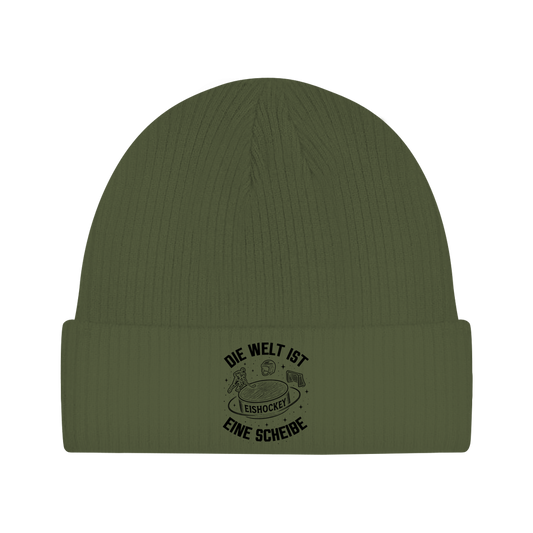 Beanie DIE WELT IST EINE SCHEIBE