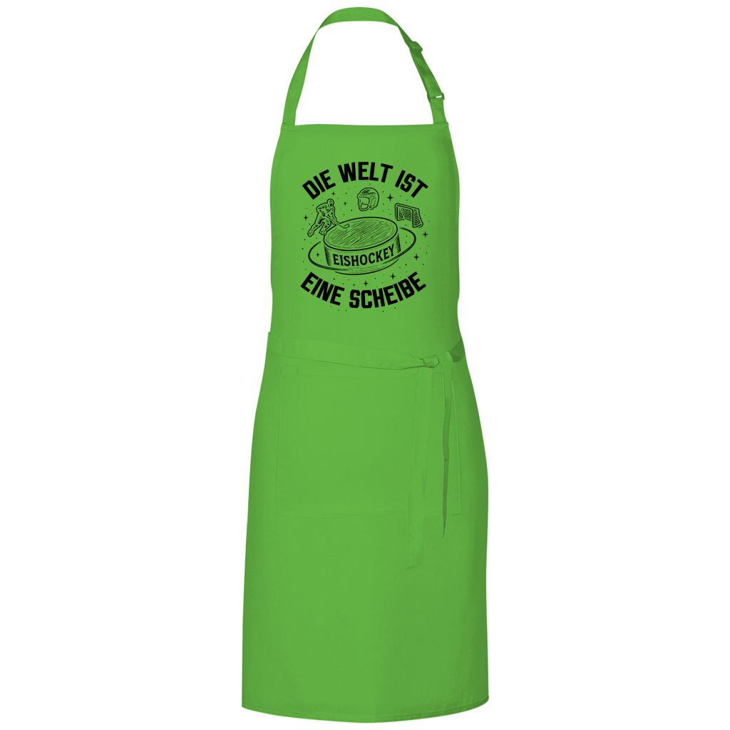 Grillschürze DIE WELT IST EINE SCHEIBE