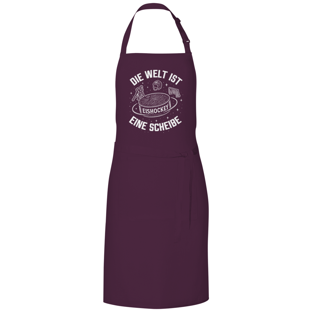 Grillschürze DIE WELT IST EINE SCHEIBE