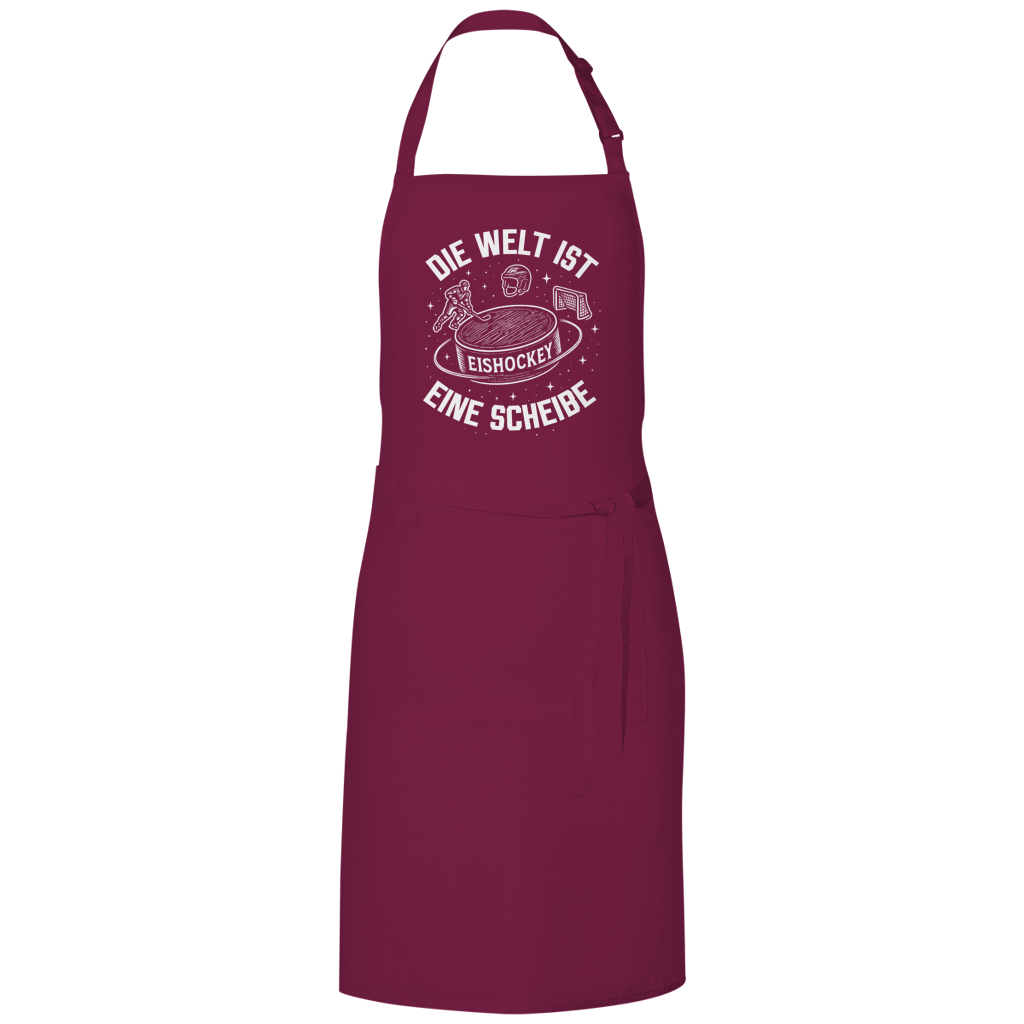 Grillschürze DIE WELT IST EINE SCHEIBE
