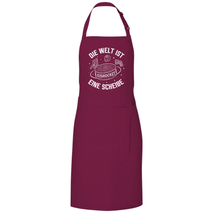 Grillschürze DIE WELT IST EINE SCHEIBE