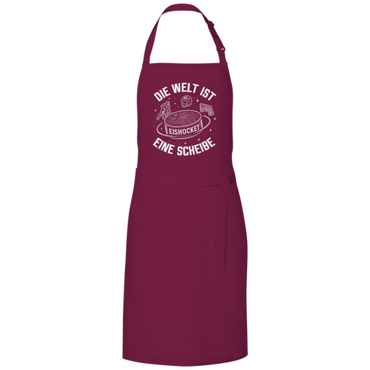 Grillschürze DIE WELT IST EINE SCHEIBE