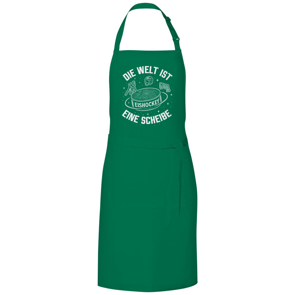 Grillschürze DIE WELT IST EINE SCHEIBE