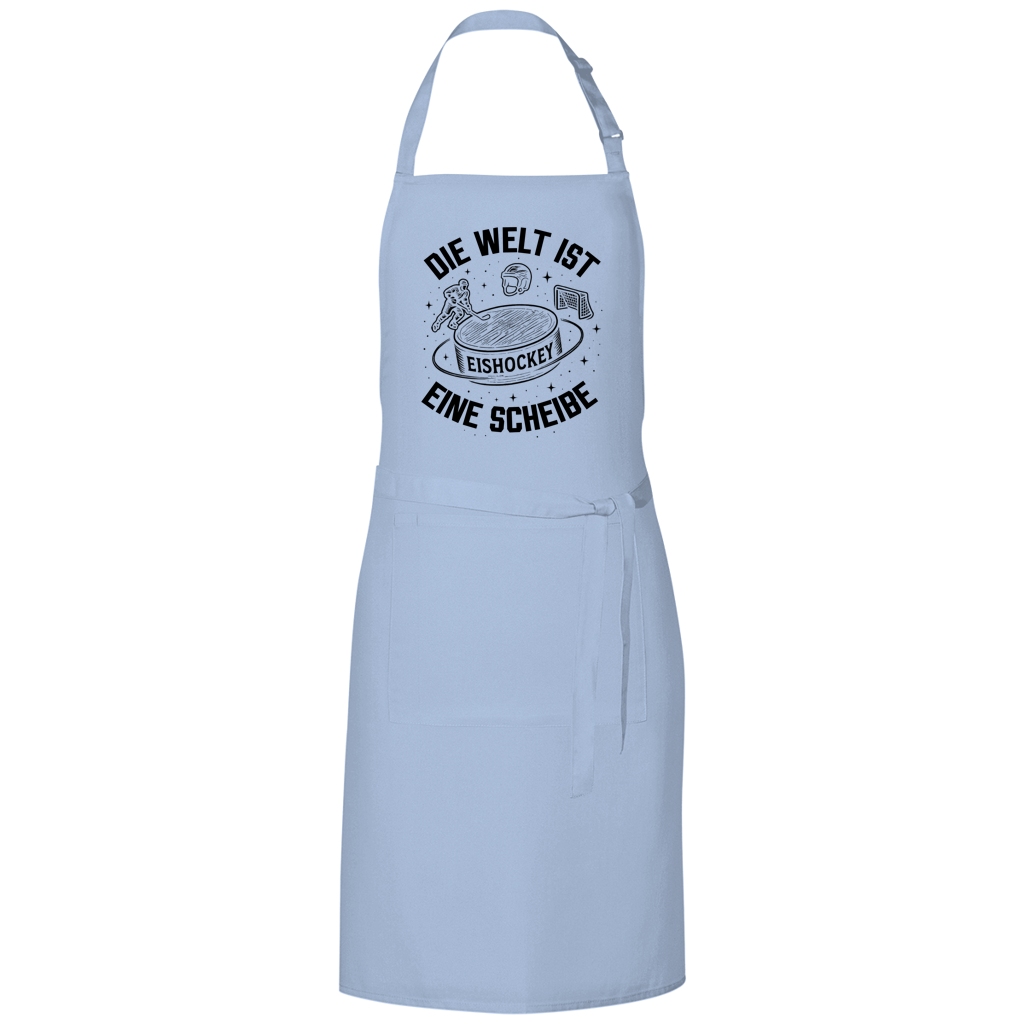 Grillschürze DIE WELT IST EINE SCHEIBE