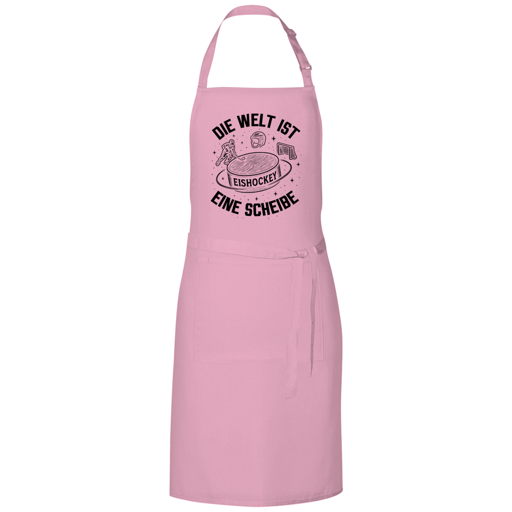 Grillschürze DIE WELT IST EINE SCHEIBE