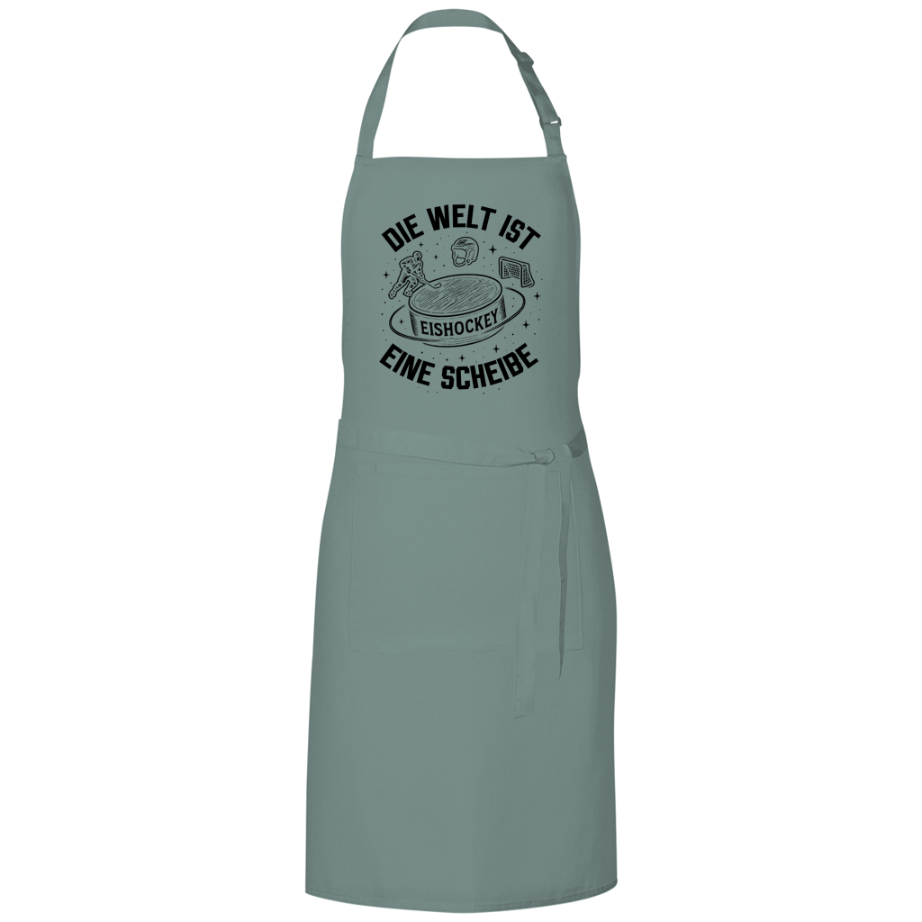 Grillschürze DIE WELT IST EINE SCHEIBE