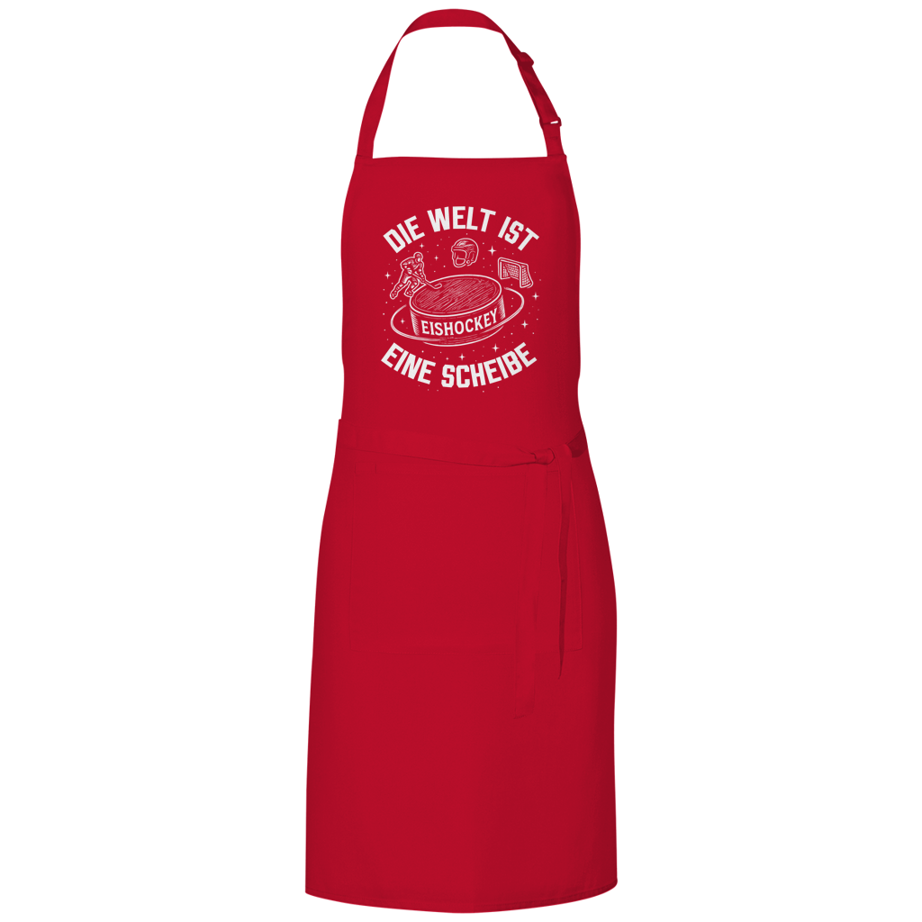 Grillschürze DIE WELT IST EINE SCHEIBE