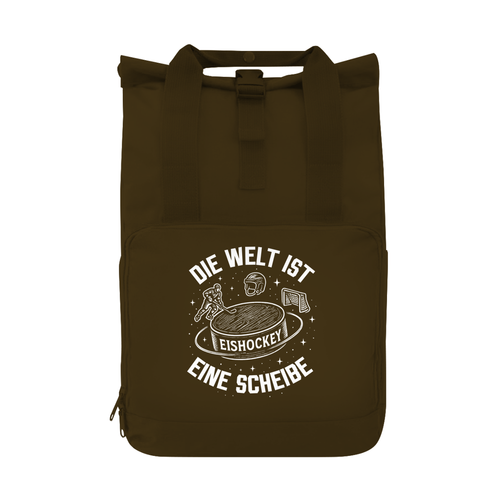 Rucksack DIE WELT IST EINE SCHEIBE
