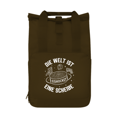 Rucksack DIE WELT IST EINE SCHEIBE