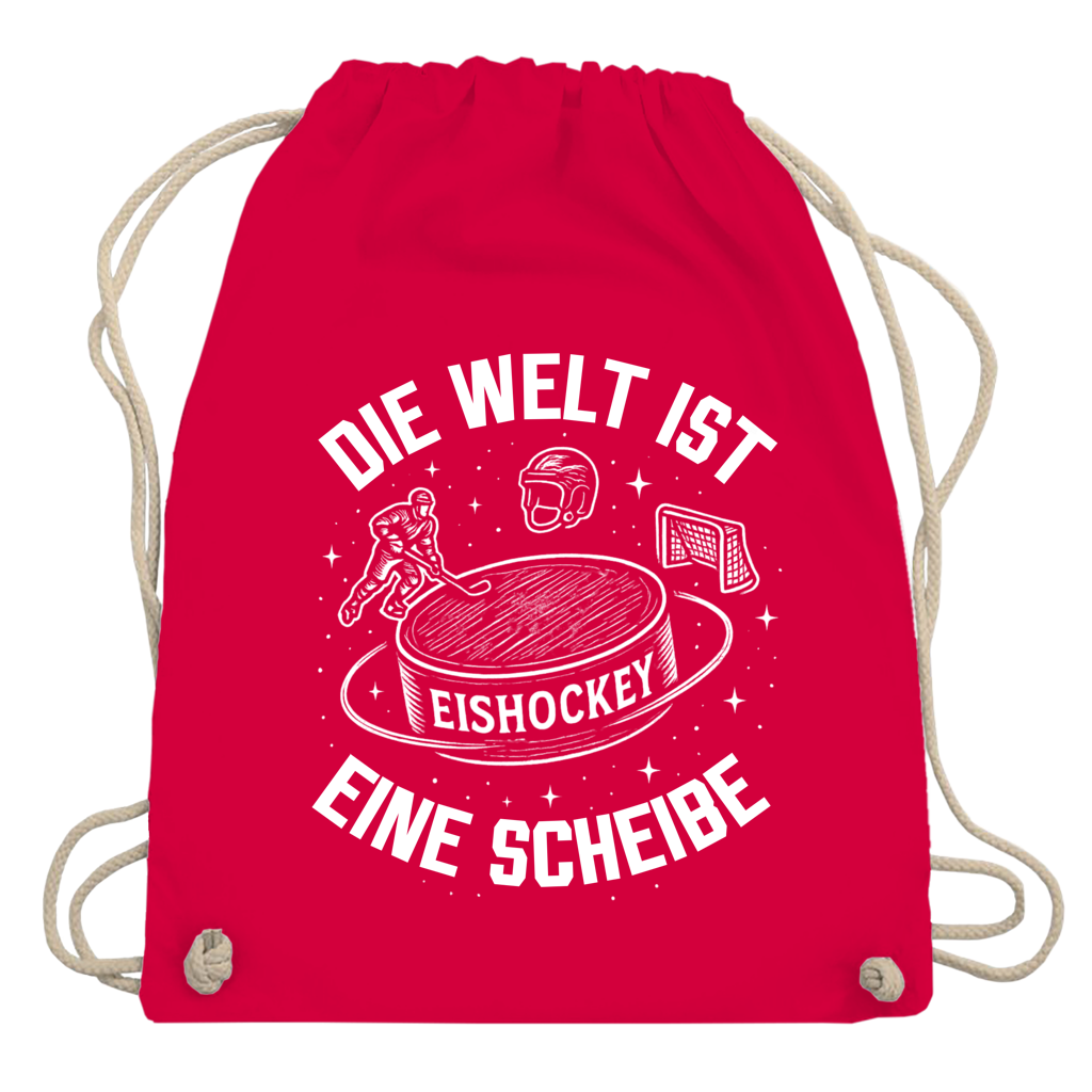 Turnbeutel DIE WELT IST EINE SCHEIBE