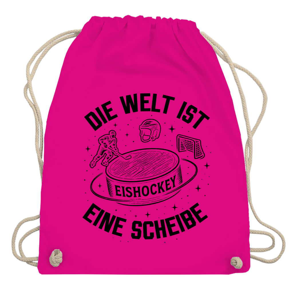 Turnbeutel DIE WELT IST EINE SCHEIBE