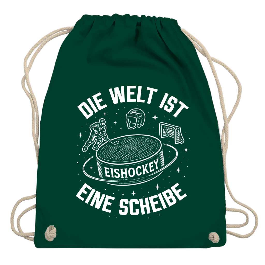 Turnbeutel DIE WELT IST EINE SCHEIBE