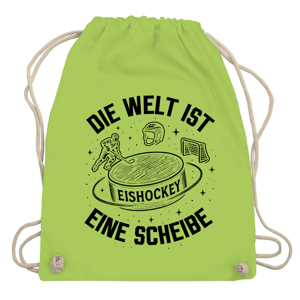 Turnbeutel DIE WELT IST EINE SCHEIBE
