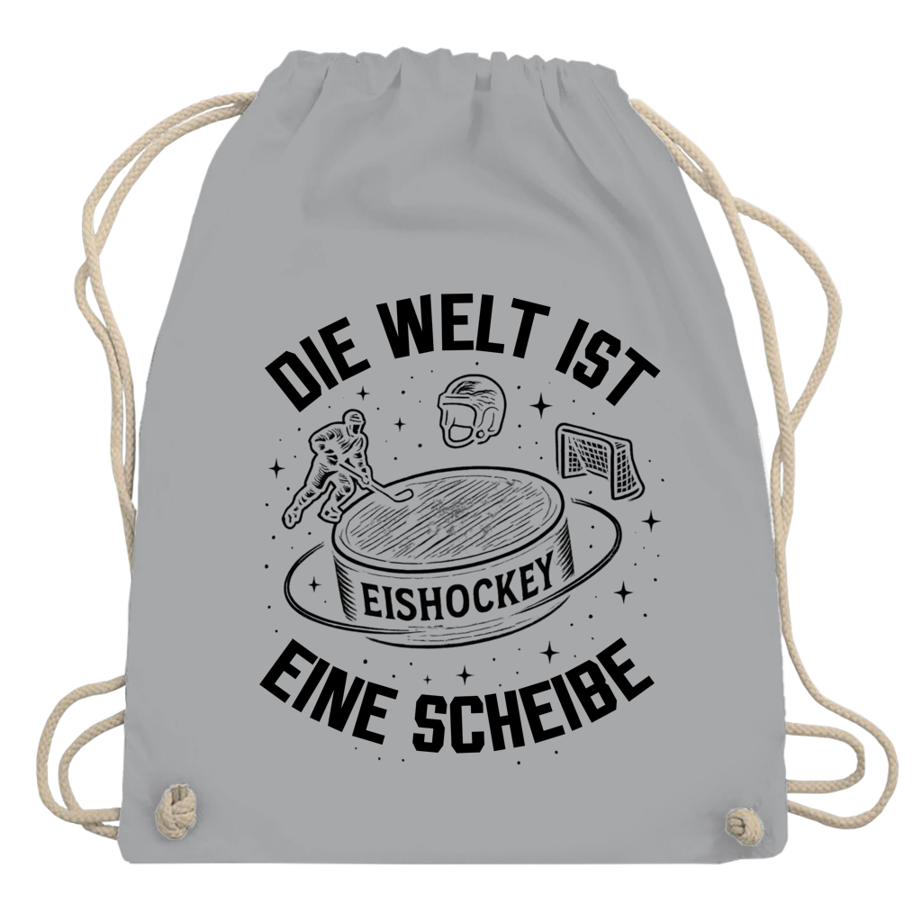 Turnbeutel DIE WELT IST EINE SCHEIBE