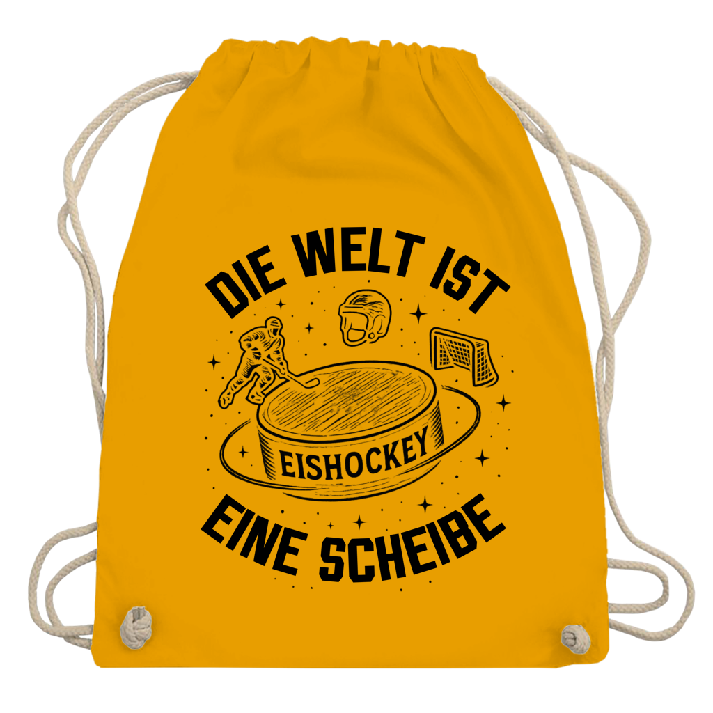 Turnbeutel DIE WELT IST EINE SCHEIBE