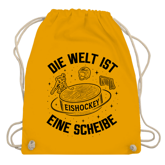 Turnbeutel DIE WELT IST EINE SCHEIBE